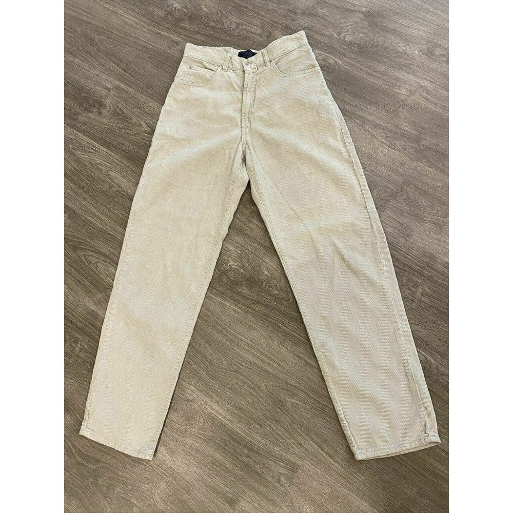 Versace Jeans Signature Beige Corduroy Jeans Pants